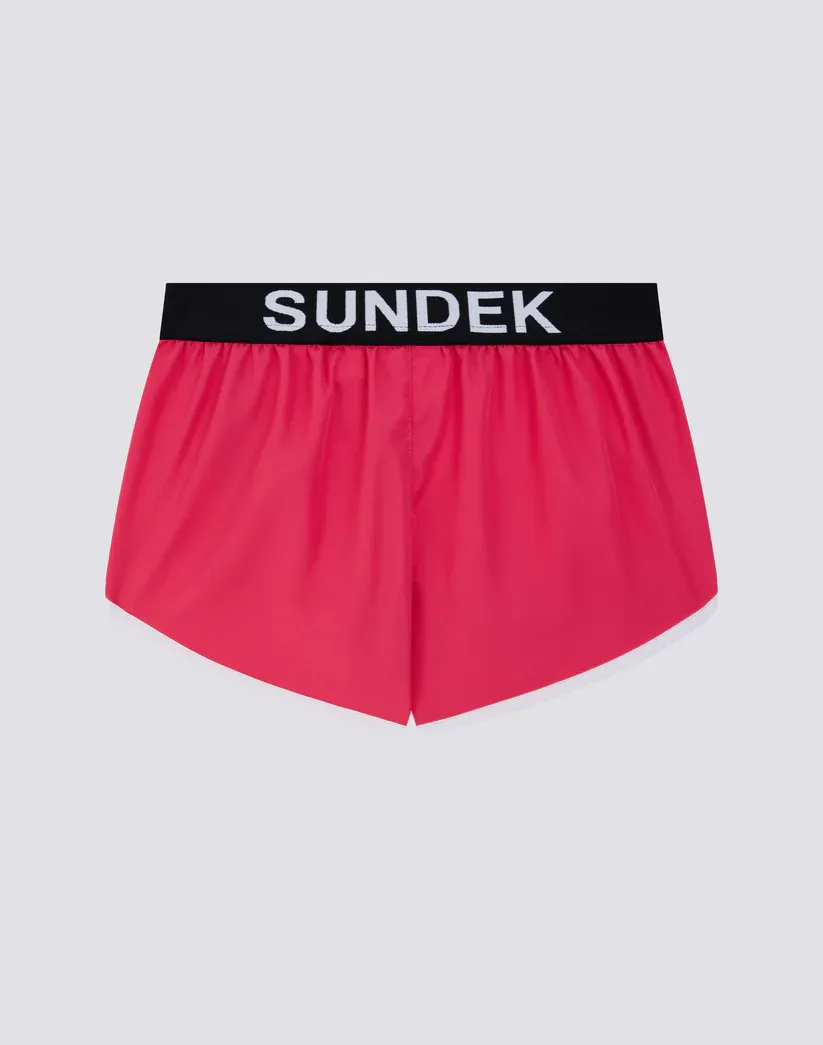 SUNDEK GIRLS MINI LULIN SHORT SWIM SHORTS - PITAYA