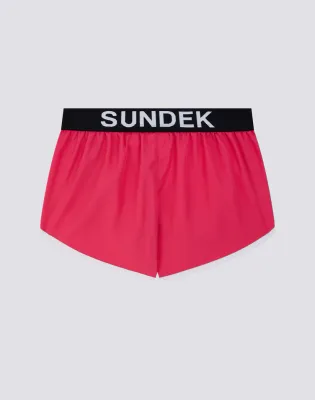 SUNDEK GIRLS MINI LULIN SHORT SWIM SHORTS - PITAYA