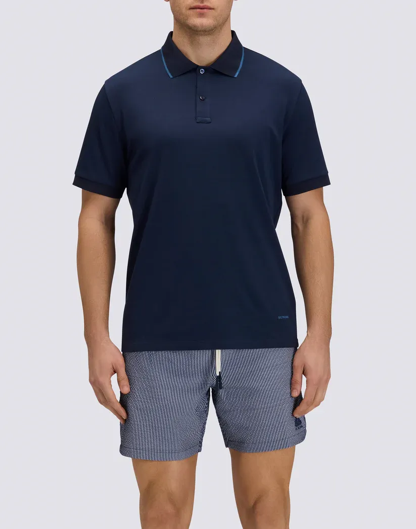 SUNDEK MEN'S POLO SHIRT IN TECHNICAL JERSEY