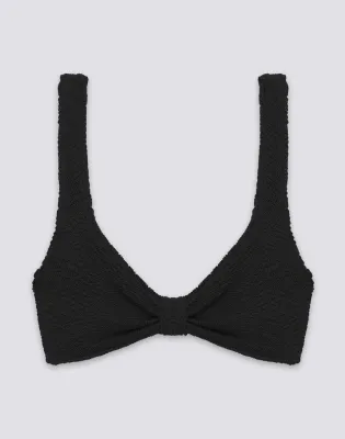 SUNDEK WOMEN EMBOSSED FABRIC BRA TOP