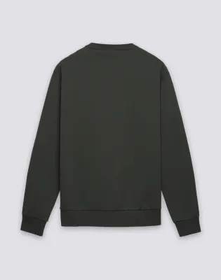 Sundek Men's Pine Crew Neck Sweatshirt In Recycled Interlock Cotton