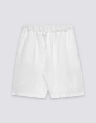 Sundek Men's White Linen Walkshort