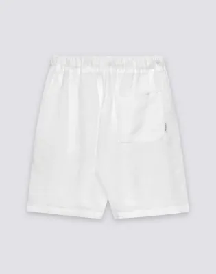 Sundek Men's White Linen Walkshort