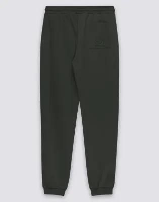 Sundek Men's Pine Elastic Waisted Long Trousers In Recycled Interlock Cotton