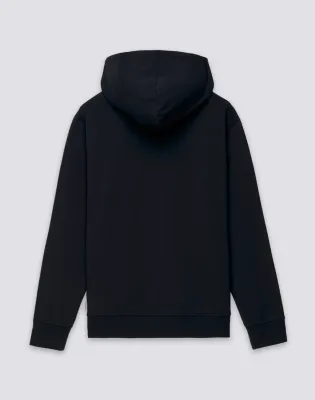 Sundek Men's Navy Unbrushed Hoodie With Kangaroo Pocket