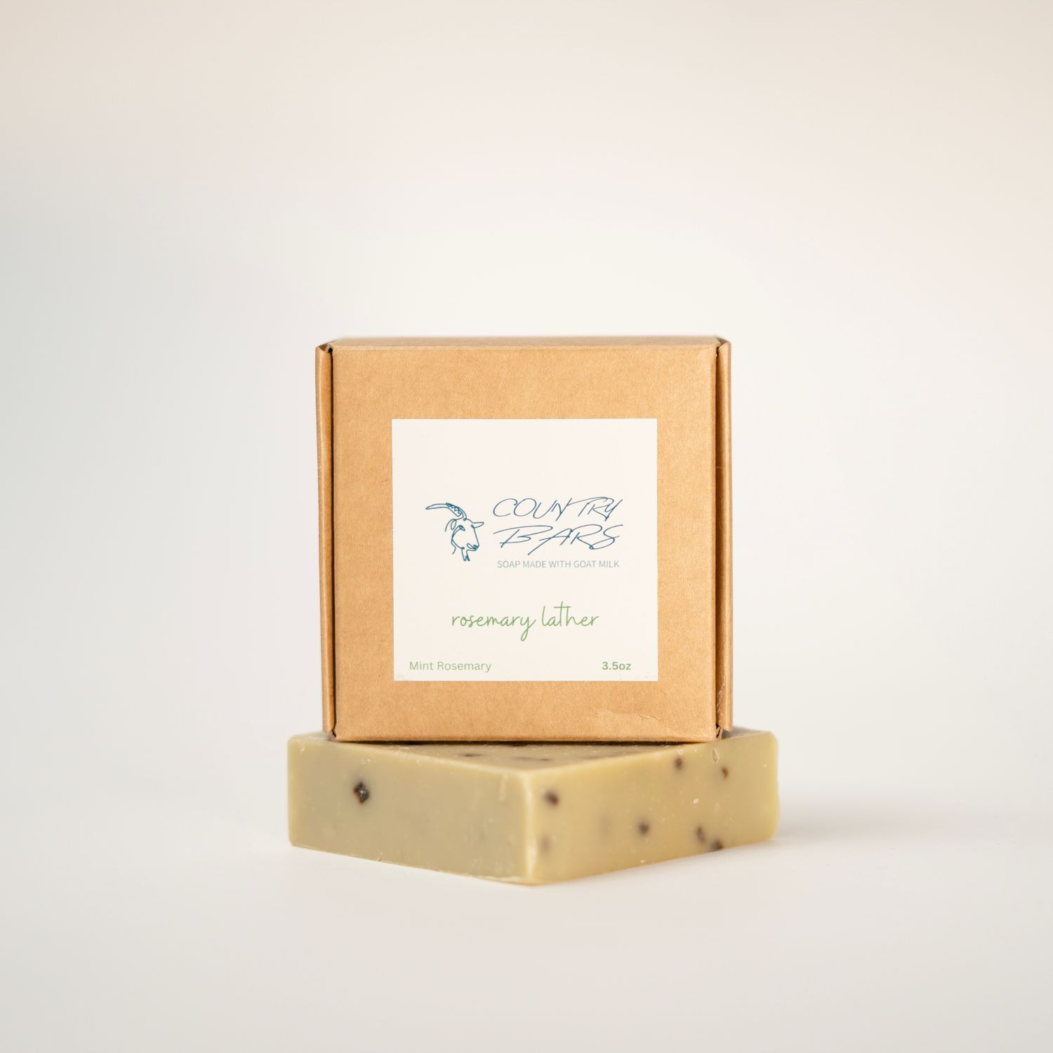 Goat Milk Soap Rosemary Lather