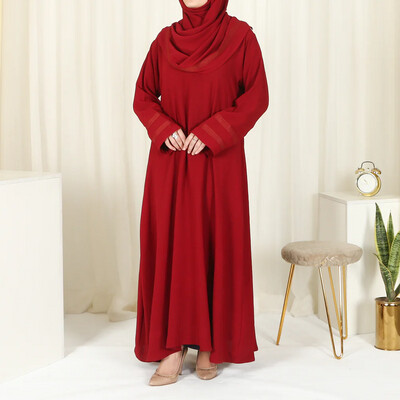 Crimson Abaya