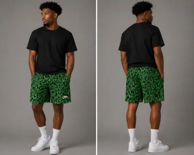 Erbi Ink Athletic shorts