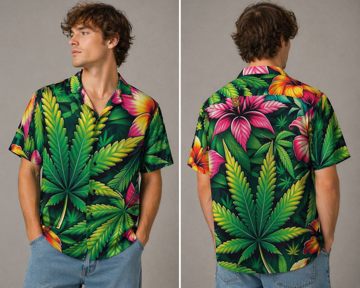 Hawaiian Button-Up 