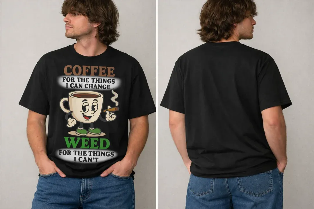 Coffee N Weed Tee