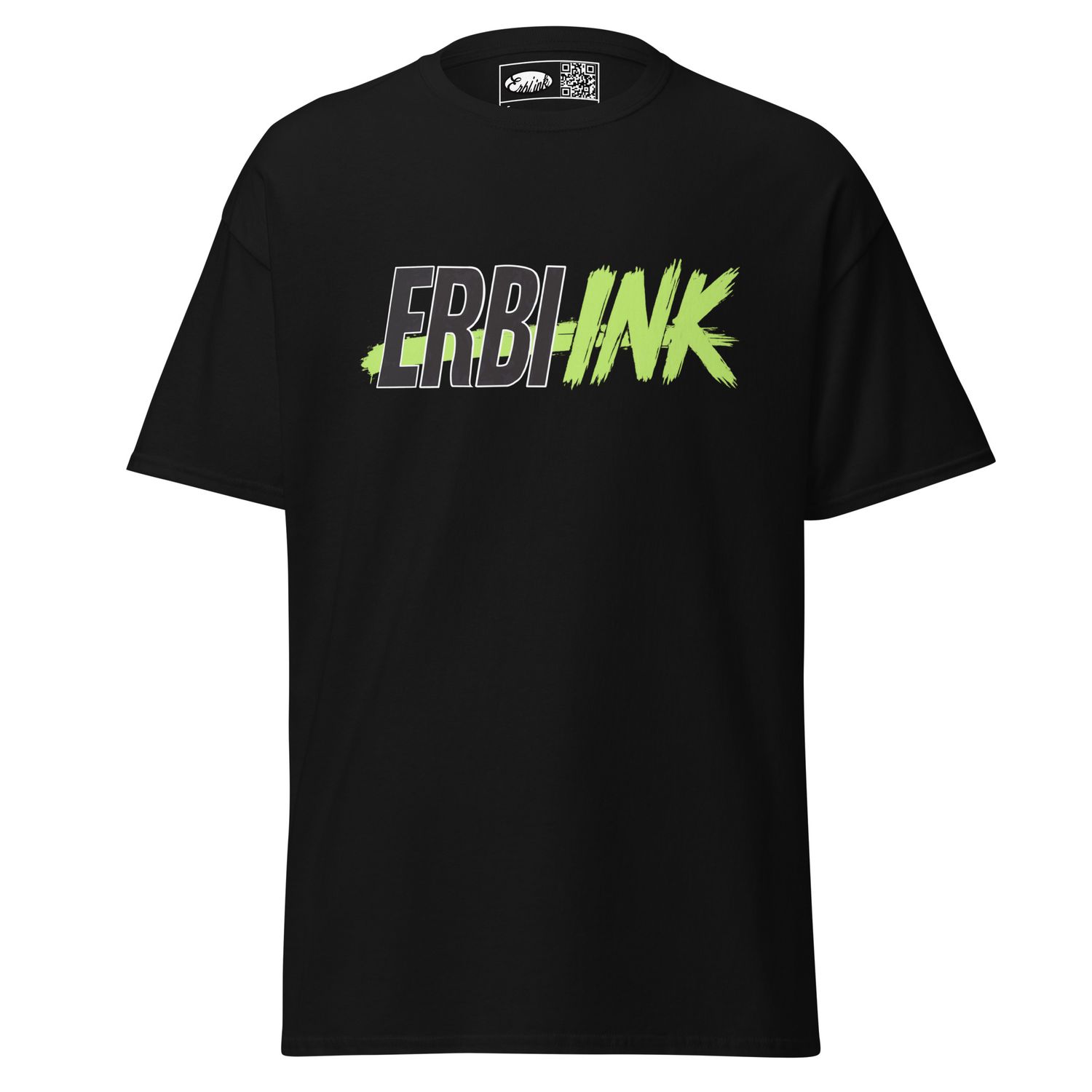 Erbi Ink Black Brush Stroke Tee