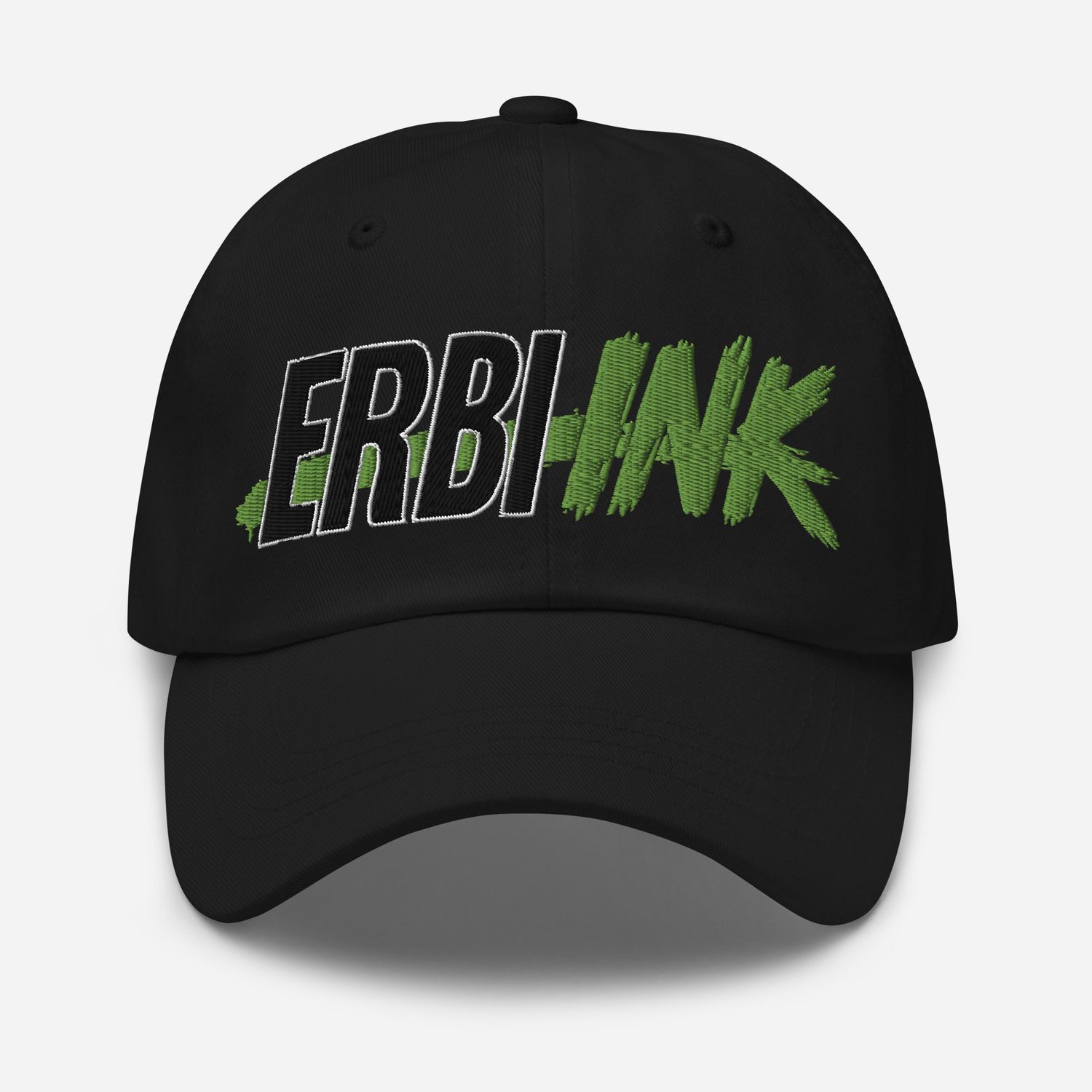 Erbi Ink Brush Stoke Baseball Cap