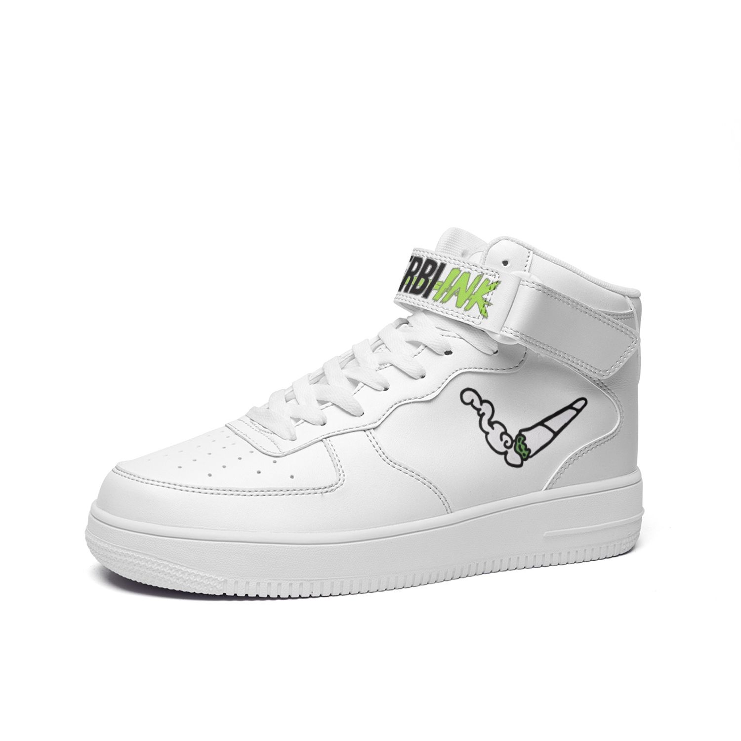 Erbi Ink high Top Leather Sneakers