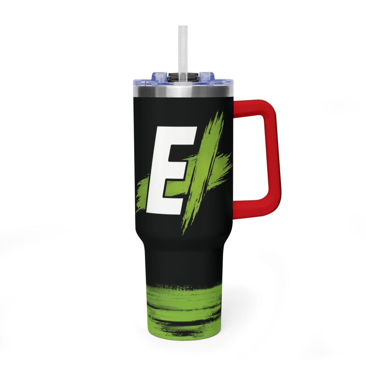 Erbi Ink initials Brush Stroke Logo 40oz Vacuum Stainless Steel