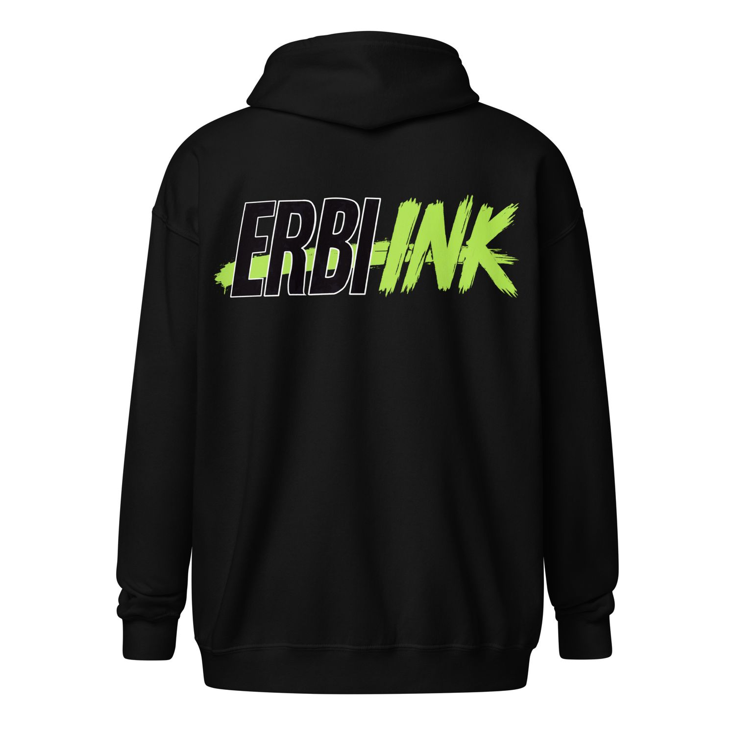 Brush Stroke Logo heavy blend zip hoodie