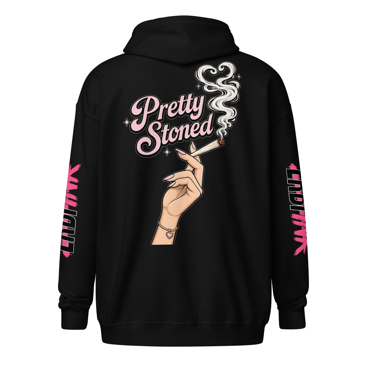 Pretty Stoned heavy blend zip hoodie
