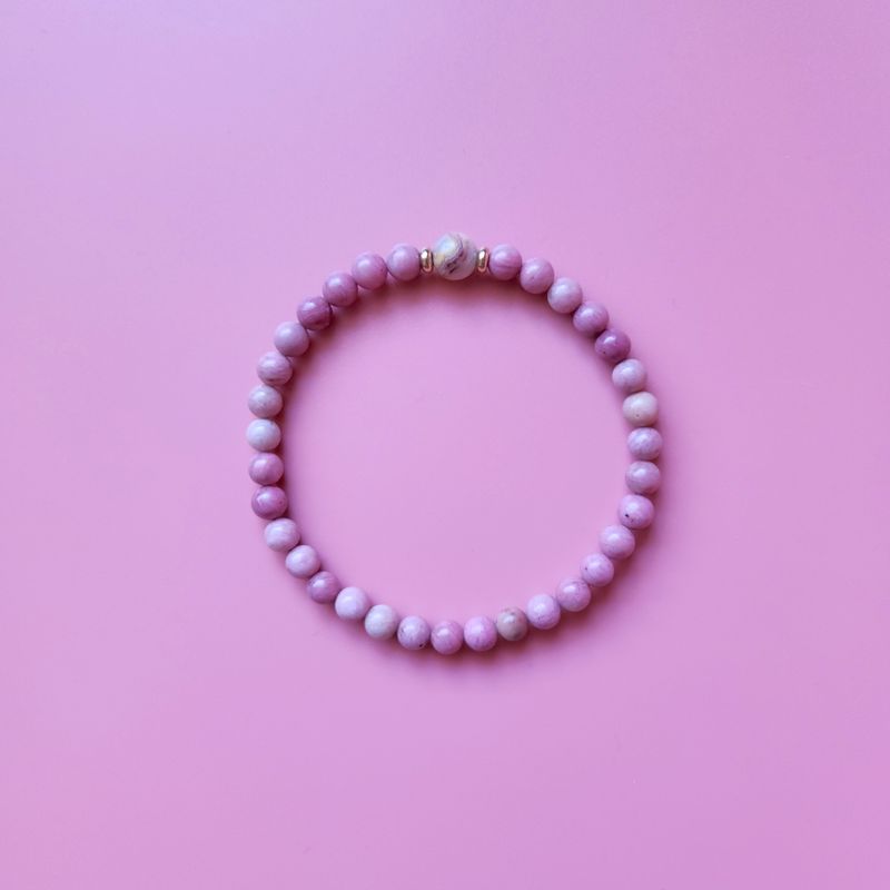Pink Lake Travel Mini Tasbih