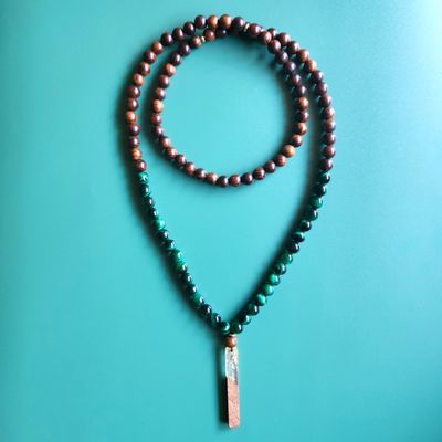 Green Dyed Tiger Eye Tasbih
