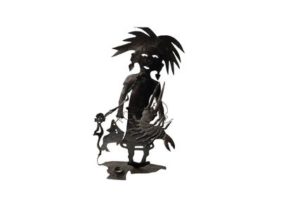 Haitian Spirit Fisher Sculpture