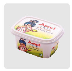 200 ml Square / Rectangular Plastic Storage Container Press Type Amul Butter container  3000 pcs Sets