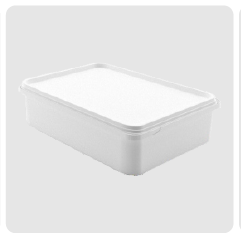 750 ml Square / Rectangular Plastic Storage Container Press Type Sweet box Dates container Khajur Box 400 pcs Sets