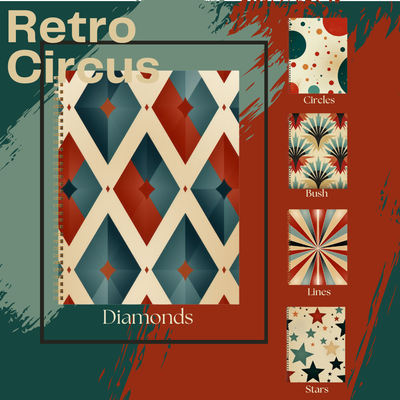 Retro Circus Theme Planner