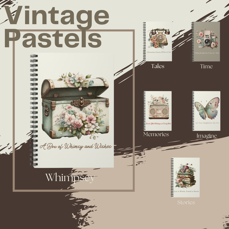 Vintage Pastels Notebook