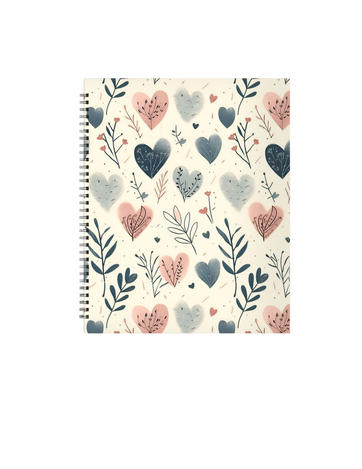 Vintage Hearts Notebook