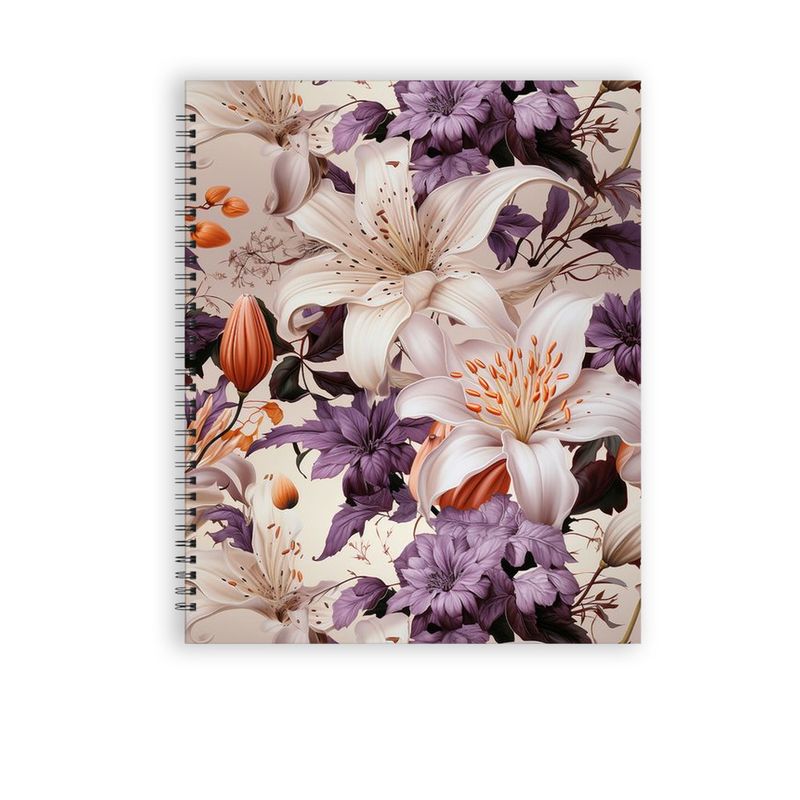 Purple in Lilies Notebook
