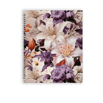 Purple in Lilies Notebook