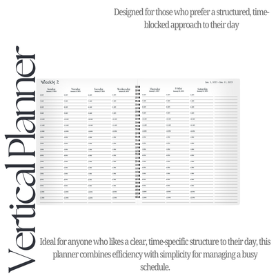 2025 Vertical Planners
