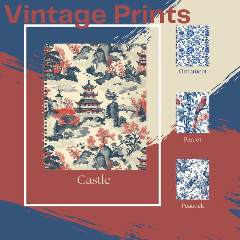 Vintage Prints Planner