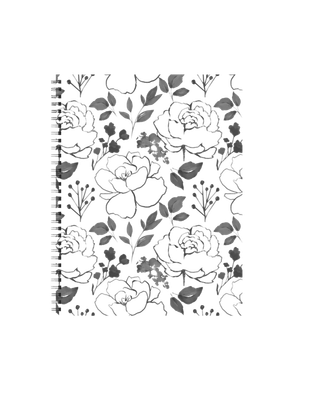 B &amp; W Floral Recipe Book