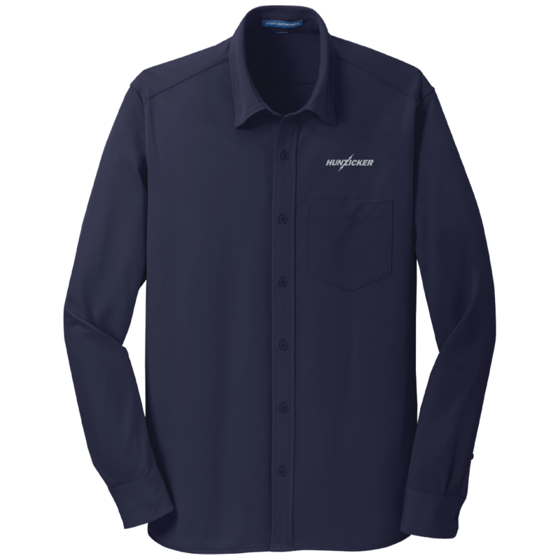Port Authority Men&#39;s Dimension Knit Dress Shirt
