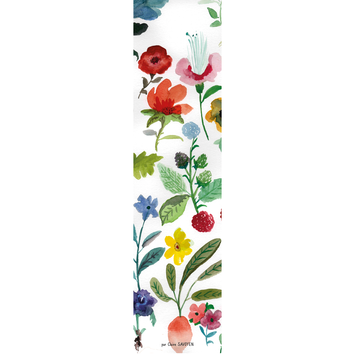 Marque-page fleuri Marque-page fleuri