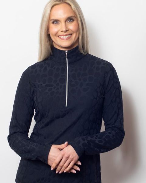 48389 DOTSPORT ZIP, Color: BLK, Size: XS