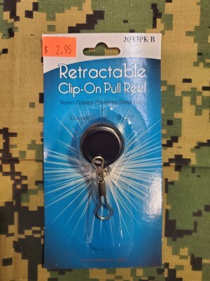 CLIP-ON RETRACTABLE ID HOLDER