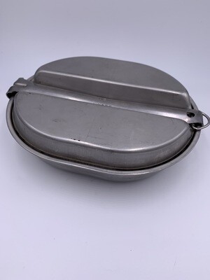 Genuine Issue Stainless Steel Mess Kit (No Silverware Included “Used Condition”