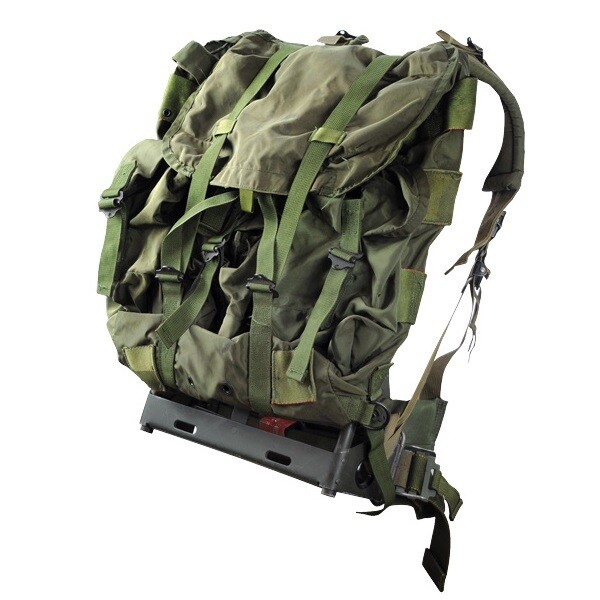 USGI Alice Pack LARGE Rucksack Backpack Complete OD Green w/ Woodland Straps VGC 