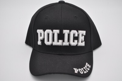 BLACK POLICE HAT