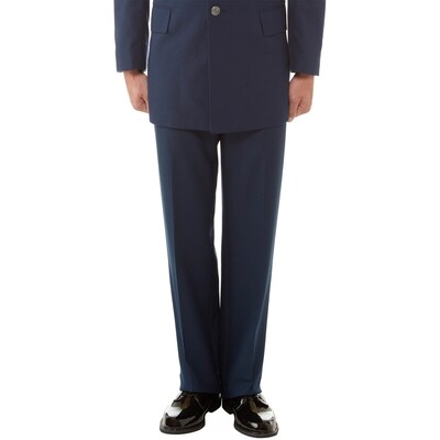 USAF AIR FORCE MEN'S DRESS BLUE SERVICE PANTS CAP JROTC