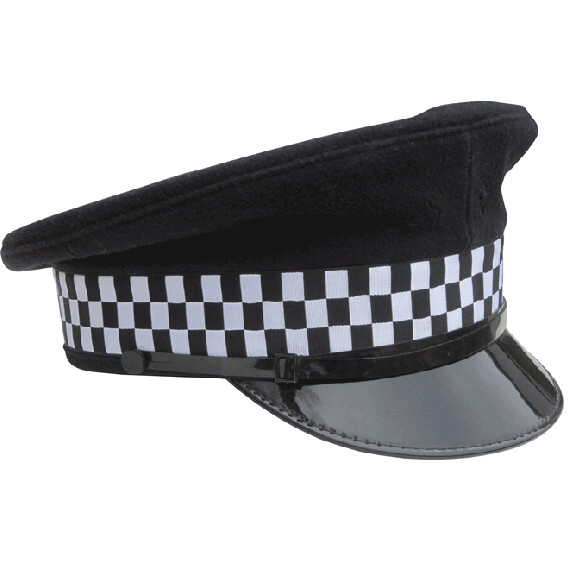 BRITISH POLICE VISOR CAP