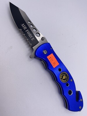 AIR FORCE BLUE STAINLESS STEEL KNIFE