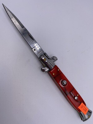 SILVER/RED MARBLE SWITCH BLADE