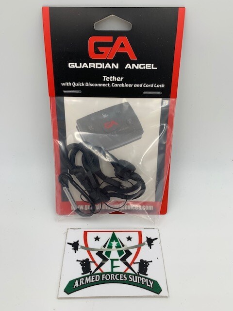 GUARDIAN ANGEL TETHER W/ QUICK DISCONNECT/CARABINER/CHORD LOCK