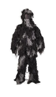 MIL-TEC NIGHT CAMP FR 4-PC GHILLIE SUIT NEW