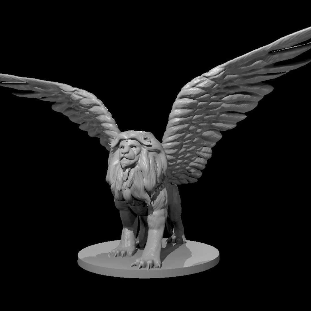 Moon Star Board Games "Androsphinx" miniatures for Dungeons and Dragons, Pathfinder, GURPS and more!