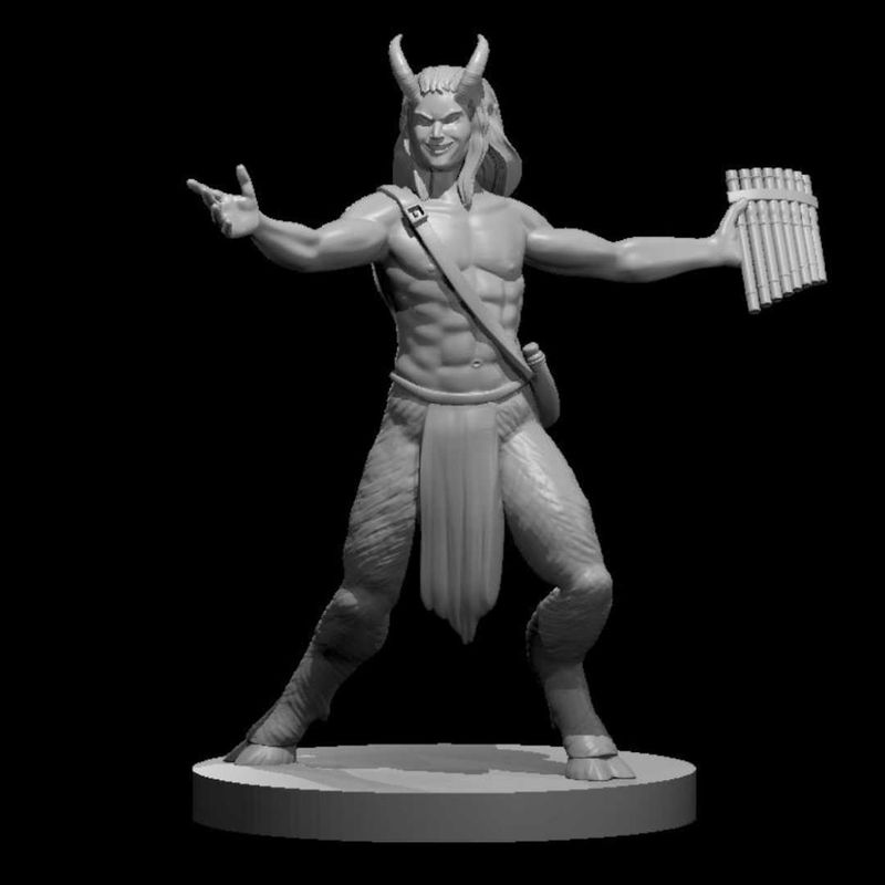 Moon Star Board Games "Satyr" miniatures for Dungeons and Dragons, Pathfinder, GURPS and more!