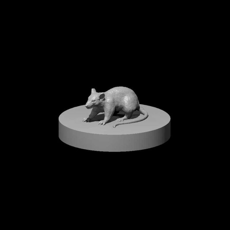 Moon Star Board Games tiny Rat miniatures for Dungeons and Dragons, Pathfinder, GURPS and more!