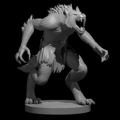 Moon Star Board Games Werewolf miniatures for Dungeons and Dragons, Pathfinder, GURPS and more!